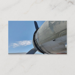 Historisches Flugzeug Visitenkarte
