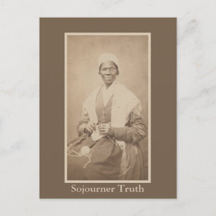 Historisches Foto des Abolitionisten Sojourner Wah Postkarte