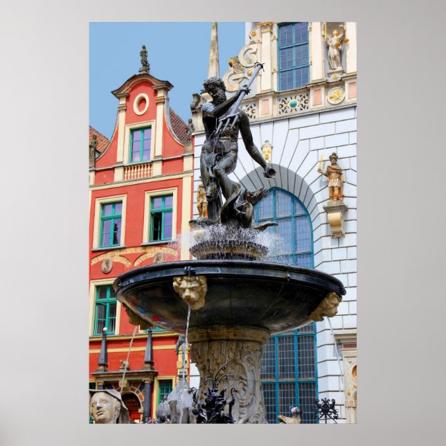 Historisches Gdansk, Polen Poster (Vorne)