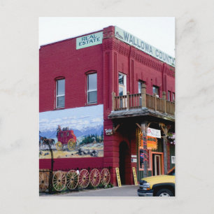 Historisches Gebäude in der Main Street, Joseph, O Postkarte