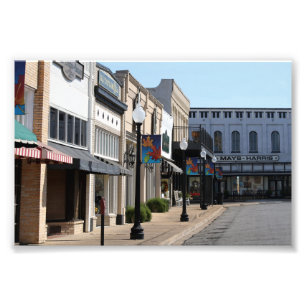 Historisches Henderson, Texas Fotodruck
