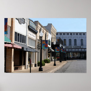 Historisches Henderson, Texas Poster