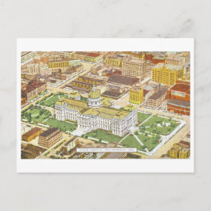 Historisches Indiana Statehouse, Indianapolis Capi Postkarte