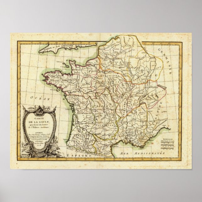 Historisches Jerusalem Poster (Vorne)