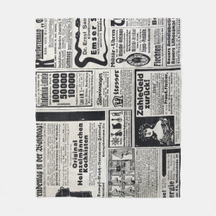 Historisches Kiew: Zeitungsillustration von 1917 Fleecedecke