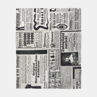 Historisches Kiew: Zeitungsillustration von 1917 Fleecedecke