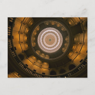 Historisches Kugeldach-Innenraum-Großarchitektur Postkarte