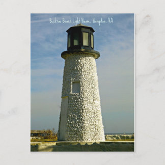 Historisches Leuchtturm Buckroe Beach Postkarte