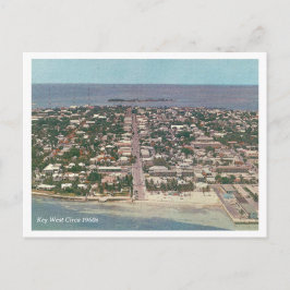 Historisches Luftbild von Key West aus den 1960er Postkarte