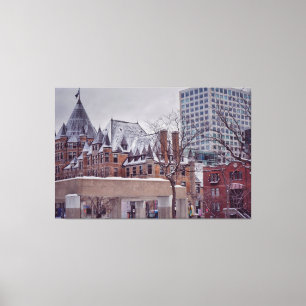 Historisches Montreal-Feinart-Kunstleinwand Leinwanddruck