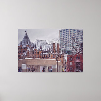Historisches Montreal-Feinart-Kunstleinwand Leinwanddruck