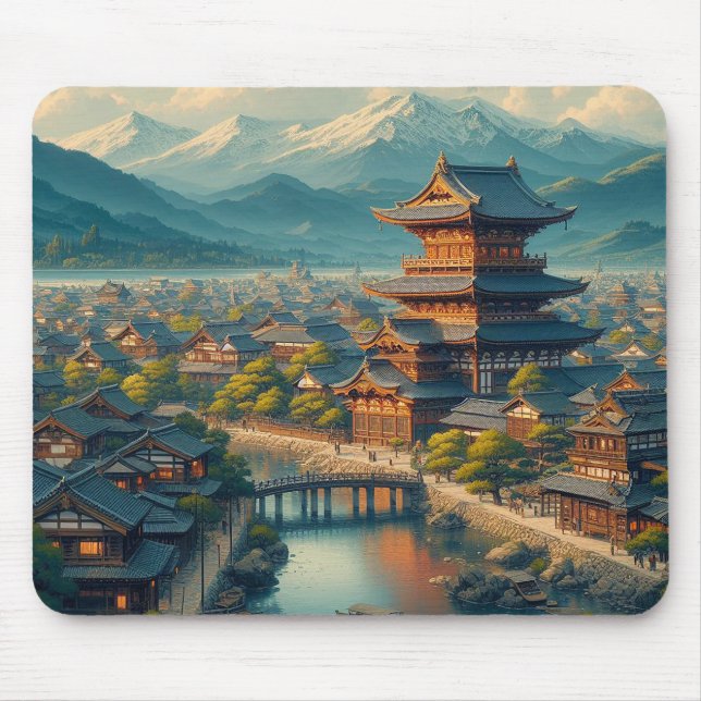 Historisches Nara , Denkmäler des antiken Nara Mousepad (Vorne)
