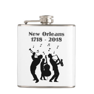 Historisches New Orleans Dreihundertjährig Flachmann