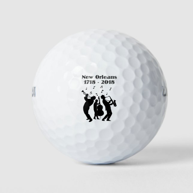 Historisches New Orleans Dreihundertjährig Golfball (Vorderseite)