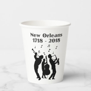 Historisches New Orleans Dreihundertjährig Pappbecher