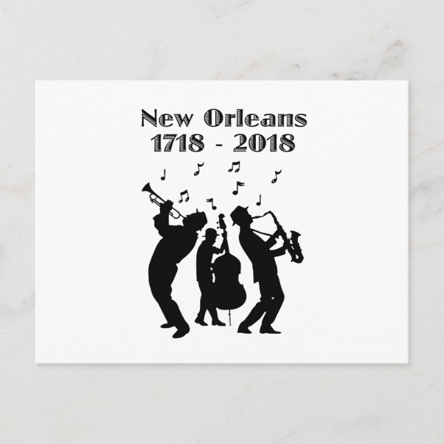 Historisches New Orleans Dreihundertjährig Postkarte (Vorderseite)
