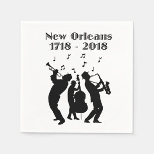 Historisches New Orleans Dreihundertjährig Serviette