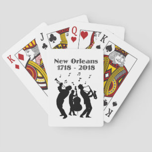 Historisches New Orleans Dreihundertjährig Spielkarten
