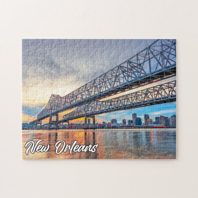 Historisches New Orleans, Louisiana, Vereinigte St Puzzle (Horizontal)