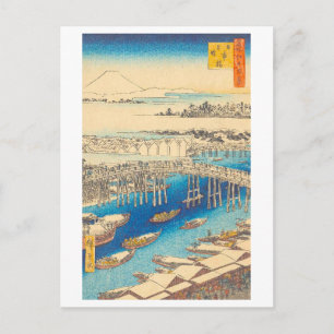 Historisches Nihonbashi in Edo/Tokyo Postkarte