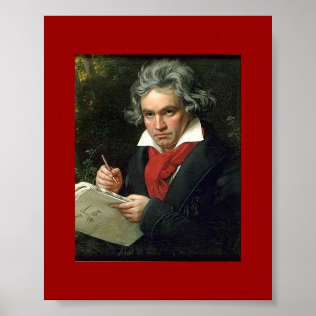 Historisches Poster Beethoven (Vorne)