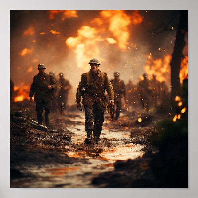 Historisches Poster des Zweiten Weltkriegs: Explos (Vorne)