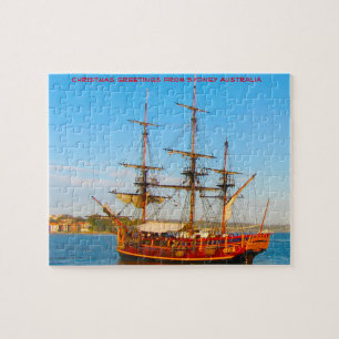 Historisches Replik-Segelschiff Sydney Puzzle