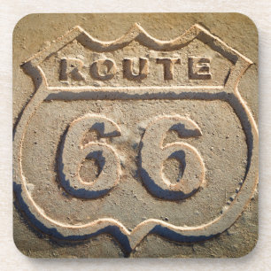 Historisches Schild der Route 66, Arizona Getränkeuntersetzer