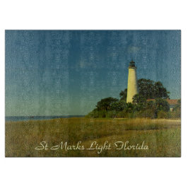 Historisches St. Mark's Light Florida Cutting Boar Schneidebrett