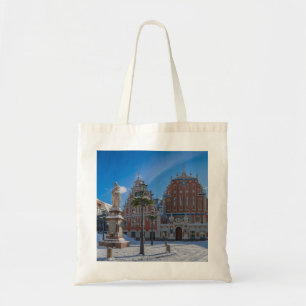 Historisches Stadtzentrum in Riga, Lettland Tragetasche