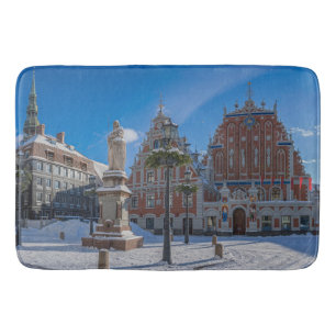 Historisches Stadtzentrum von Riga, Lettland Badematte