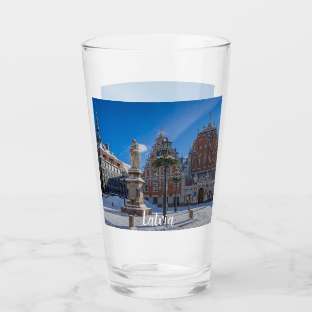 Historisches Stadtzentrum von Riga, Lettland Glas (Vorderseite)