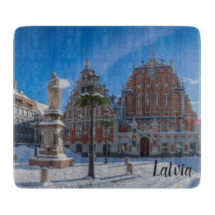 Historisches Stadtzentrum von Riga, Lettland Schneidebrett