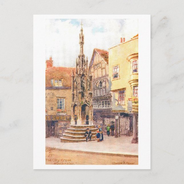 Historisches Stadtzentrum, Winchester Postkarte (Vorderseite)