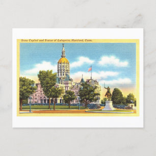 Historisches State Capitol in Hartford, Connecticu Postkarte