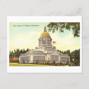 Historisches State Capitol in Olympia, Washington Postkarte