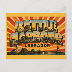 Historisches Viertel Battle Harbour Labrador Postkarte