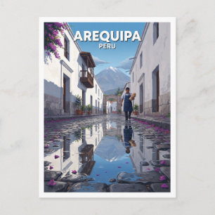 Historisches Viertel San Lázaro, Arequipa, Peru Postkarte