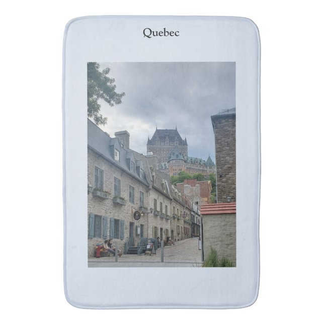 Historisches Viertel von Quebec City Badematte (Vorderseite Vertikal)