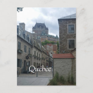 Historisches Viertel von Quebec City Feiertagspostkarte