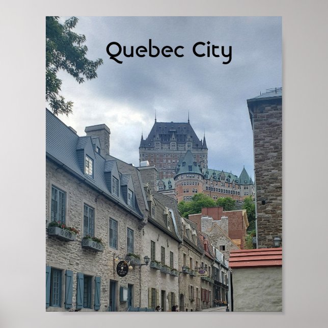 Historisches Viertel von Quebec City Poster (Vorne)