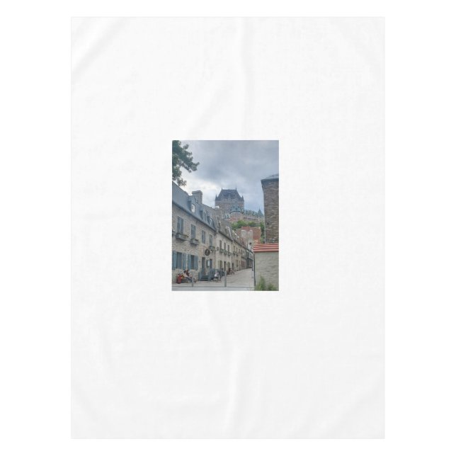 Historisches Viertel von Quebec City Tischdecke (Vorderseite)