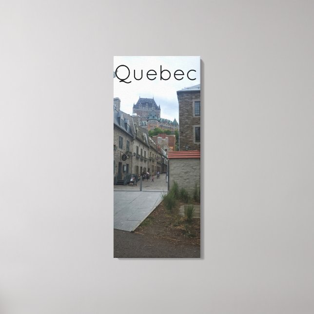 Historisches Viertel von Quebec Leinwanddruck (Vorderseite)