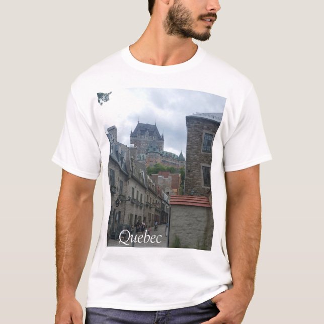 Historisches Viertel von Quebec T-Shirt (Vorderseite)