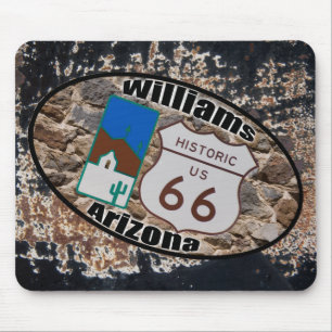 Historisches Weg 66 ~ Williams, Arizona Mousepad