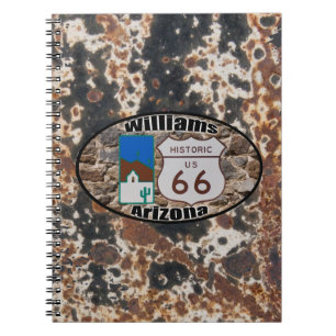 Historisches Weg 66 ~ Williams, Arizona Notizblock