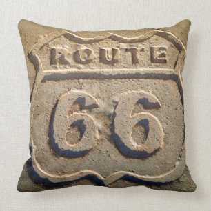 Historisches Zeichen des Weges 66, Arizona Kissen