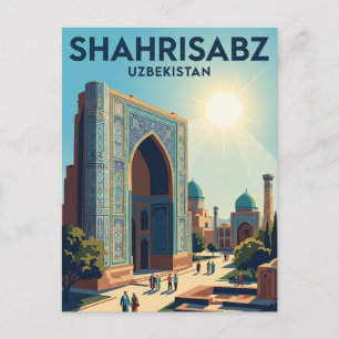 Historisches Zentrum von Shahrisabz Usbekistan Postkarte