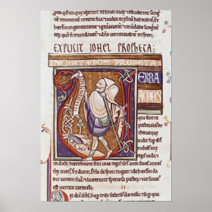 Historisierte erste 'V' mit Amos Poster