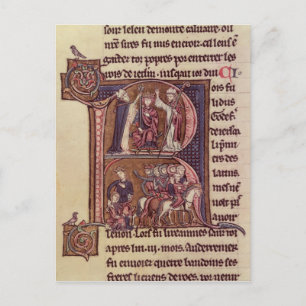 Historisierter Anfangswert "R" Postkarte